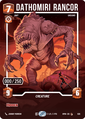 Dathomiri Rancor (Homeworlds) — Star Wars: Unlimited card