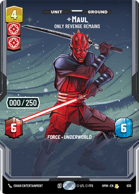 Maul (Homeworlds) — Star Wars: Unlimited card