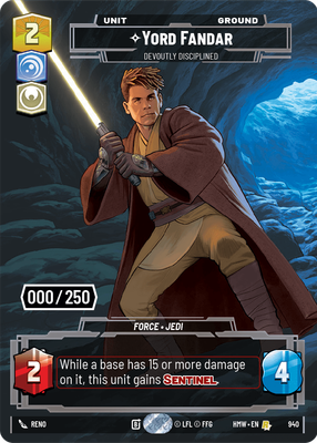 Yord Fandar (Homeworlds) — Star Wars: Unlimited card