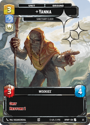 Yanna (Homeworlds Weekly Play) — Star Wars: Unlimited card