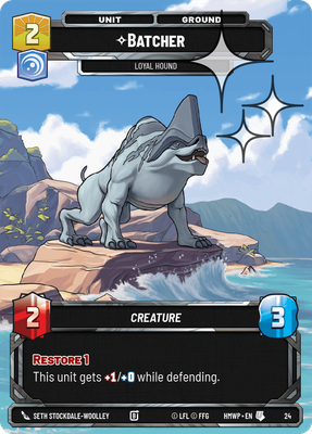 Batcher (Homeworlds Weekly Play) — Star Wars: Unlimited card
