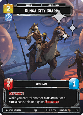 Gunga City Guard (Homeworlds Weekly Play) — Star Wars: Unlimited card