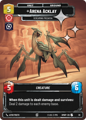 Arena Acklay (Homeworlds Weekly Play) — Star Wars: Unlimited card