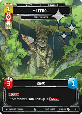 Teebo (Homeworlds Weekly Play) — Star Wars: Unlimited card
