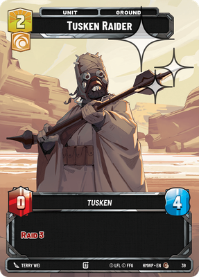 Tusken Raider (Homeworlds Weekly Play) — Star Wars: Unlimited card