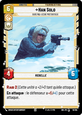 Han Solo - carte Star Wars Unlimited