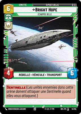 Bright Hope - carte Star Wars Unlimited