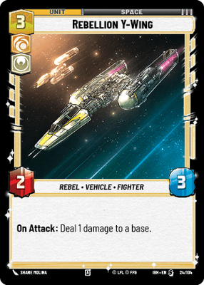 Rebellion Y-Wing IBH 24