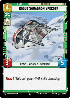 Rogue Squadron Speeder IBH 34