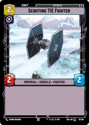 Scouting TIE Fighter IBH 81