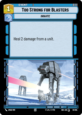 Too Strong for Blasters IBH 91