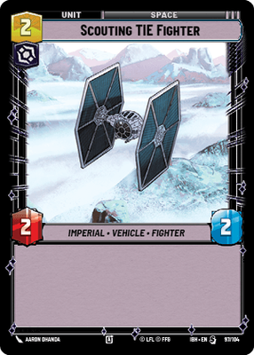 Scouting TIE Fighter IBH 97