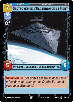 Destroyer de l'Escadron de la Mort - carte Star Wars Unlimited