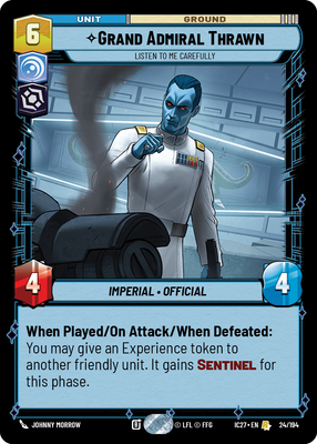 Grand Admiral Thrawn — Listen to Me Carefully
