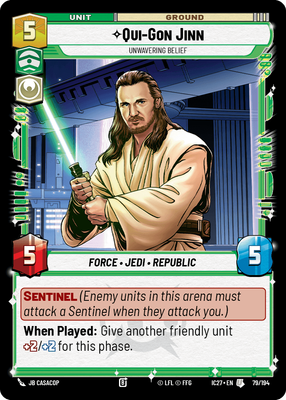 Qui-Gon Jinn — Unwavering Belief