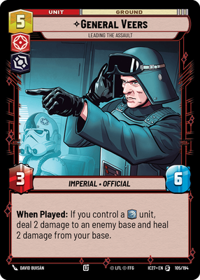 General Veers — Leading the Assault