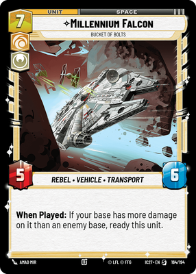 Millennium Falcon — Bucket of Bolts