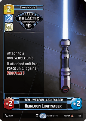 Heirloom Lightsaber P25 105