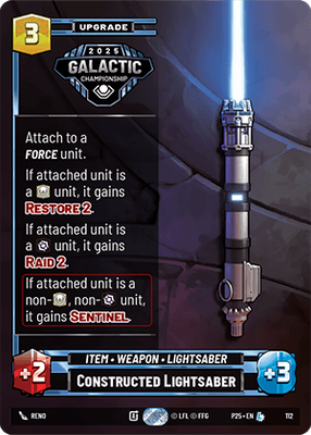 Constructed Lightsaber P25 112