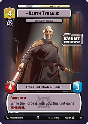 Darth Tyranus P25 118