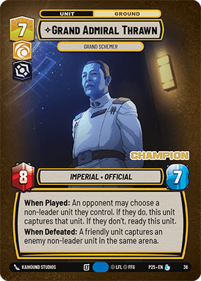 Grand Admiral Thrawn P25 36