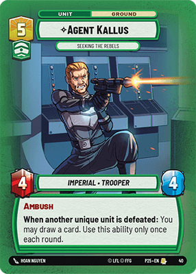 Agent Kallus P25 40
