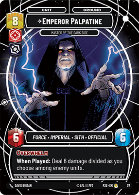 Emperor Palpatine P25 57