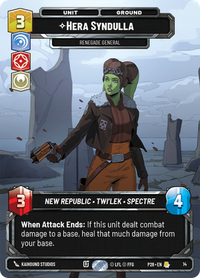 Hera Syndulla — Renegade General