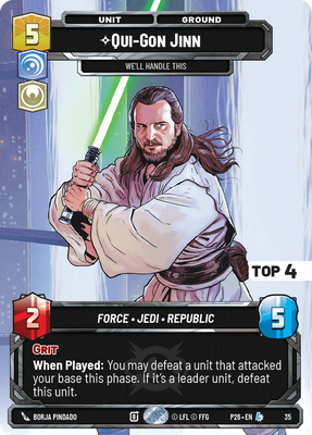 Qui-Gon Jinn (2026 Promo) — Star Wars: Unlimited card