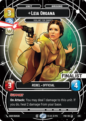 Leia Organa — Vigilant for Danger