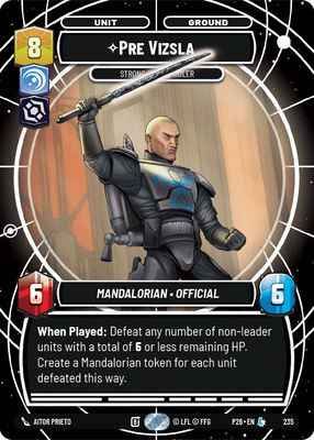 Pre Vizsla — Strong-Willed Ruler