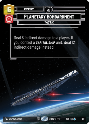 Planetary Bombardment P26 57