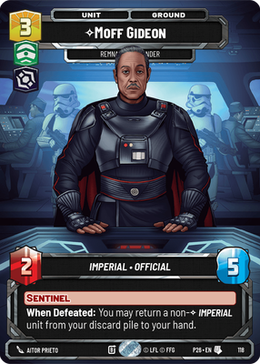 Moff Gideon — Remnant Commander