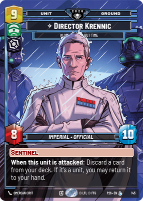 Director Krennic — I Lose Nothing But Time