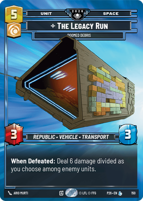The Legacy Run — Doomed Debris