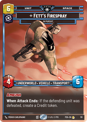 Fett's Firespray — In Pursuit
