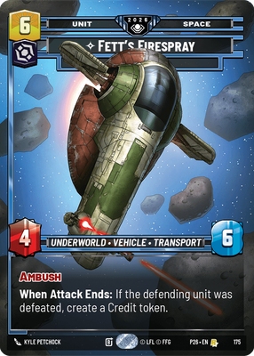 Fett's Firespray P26 175