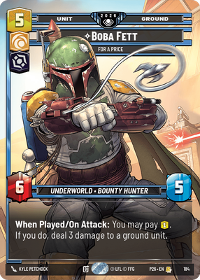 Boba Fett — For a Price
