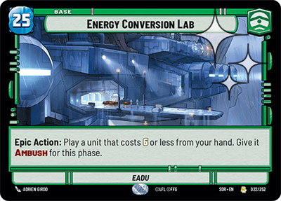 Energy Conversion Lab SOR 22