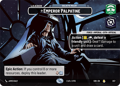 Emperor Palpatine SOR 257
