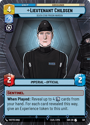 Lieutenant Childsen SOR 301