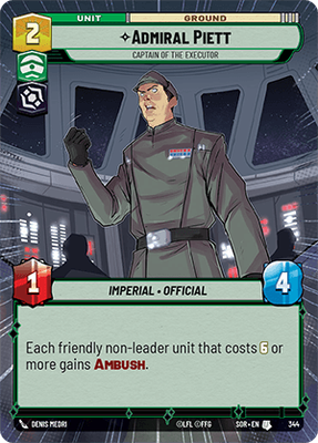 Admiral Piett SOR 344