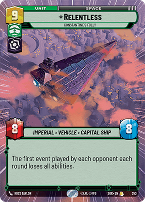 Relentless SOR 353