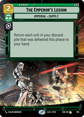 The Emperor's Legion SOR 355