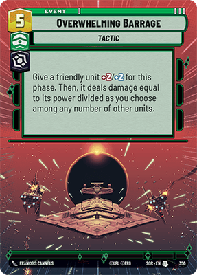 Overwhelming Barrage SOR 356