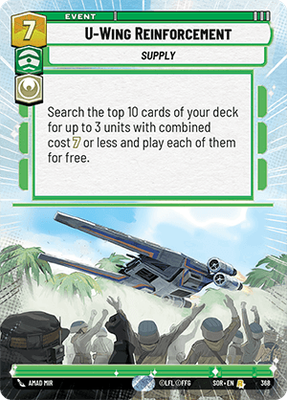 U-Wing Reinforcement SOR 368