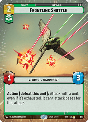 Frontline Shuttle SOR 374