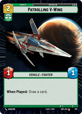 Patrolling V-Wing SOR 375