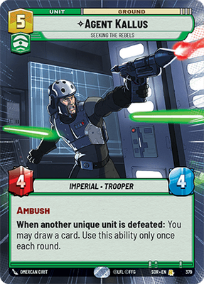 Agent Kallus SOR 379