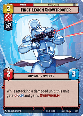 First Legion Snowtrooper SOR 394